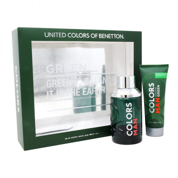 Perfume Benetton Colors Green Set para hombre