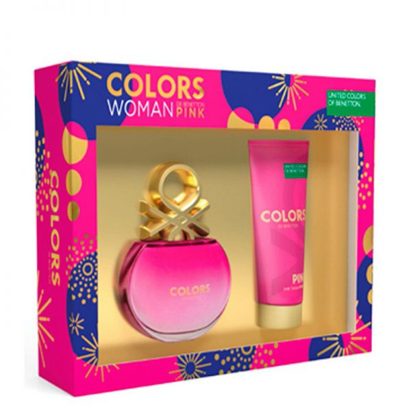 Perfume Benetton Colors Pink Set de mujer