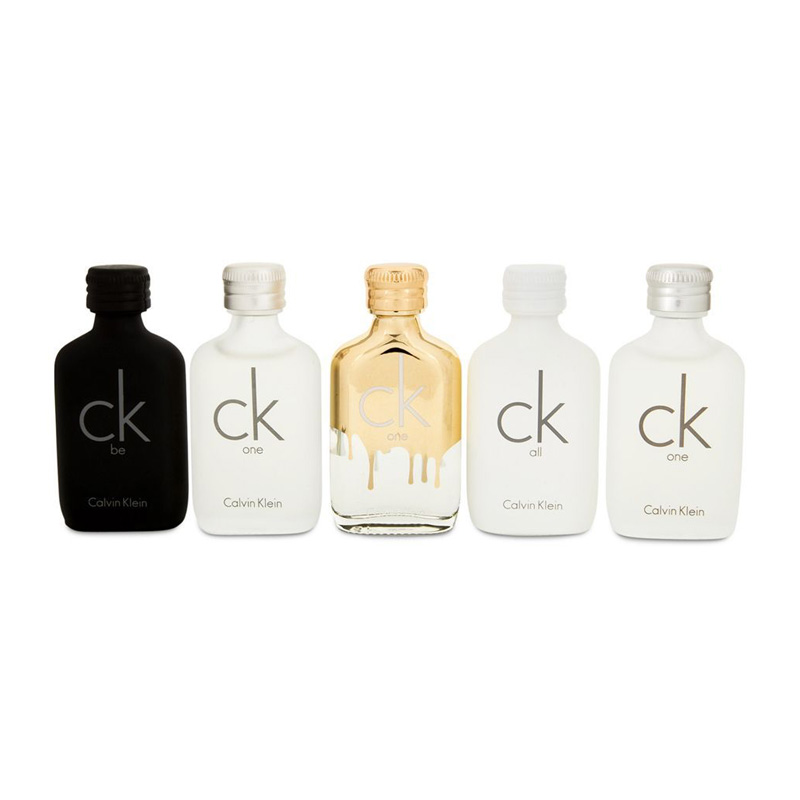 Perfume Calvin Klein 5 Minis Deluxe Set para hombre - Bellaroma