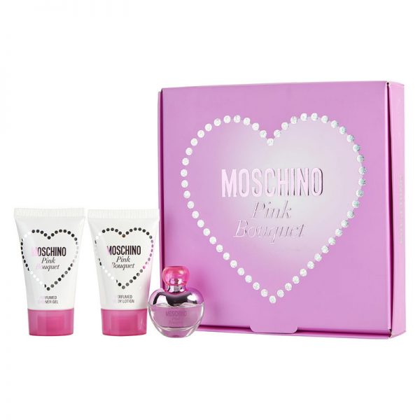 Perfume Moschino Pink Bouquet Set de mujer