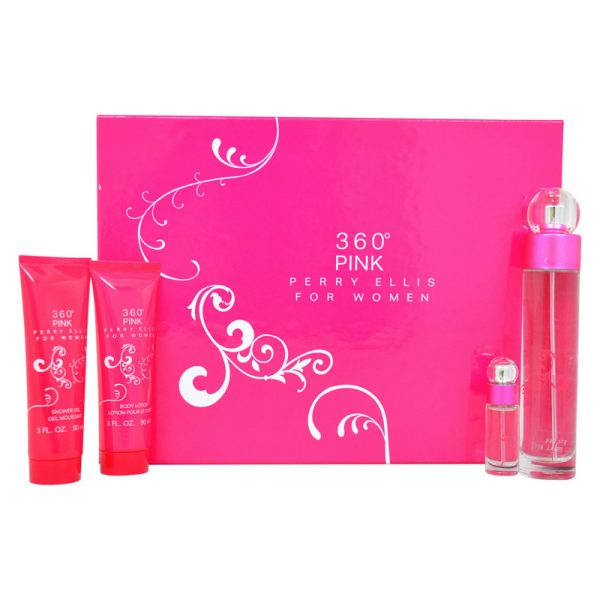 Perfume Perry Ellis 360 Pink Set de mujer