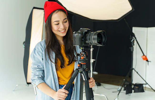 Negocio desde casa: estudio de fotografía casero