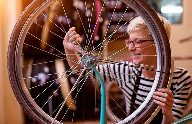 Negocios para emprender con poco dinero: Taller de bicicletas