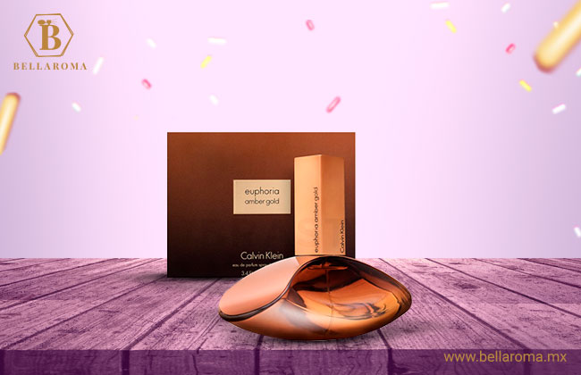 Perfume para mujer joven, Calvin Klein: Euphoria Amber Gold