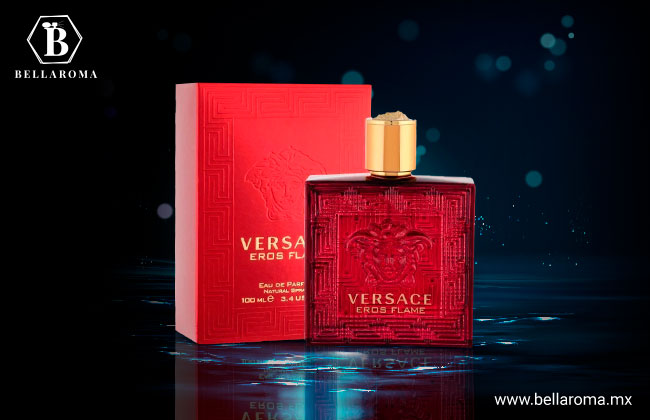 Frasco de perfume Versace Eros Flame para hombre