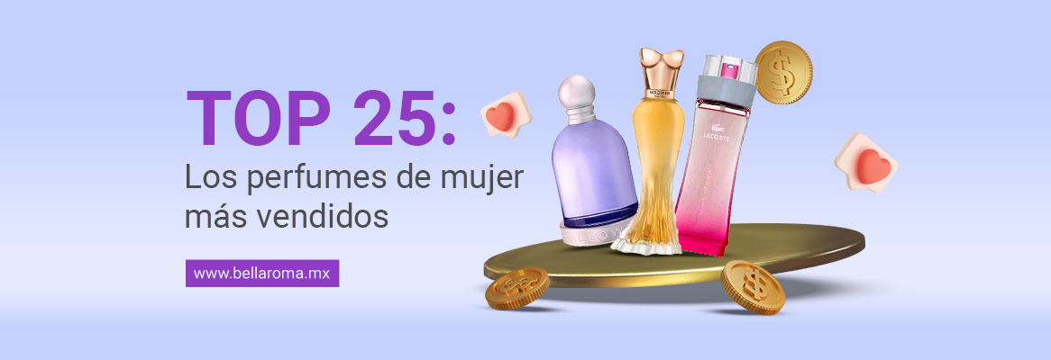 Portada de artículo Top 25 perfumes de mujer más vendidos