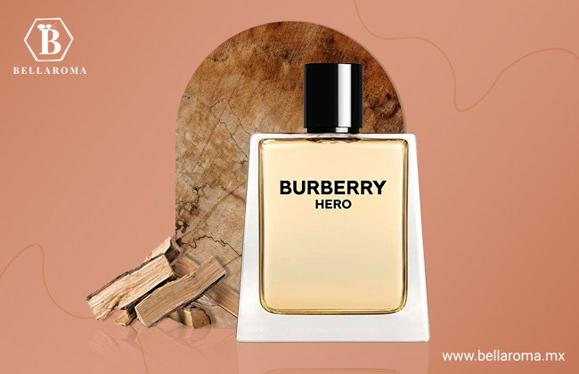 Hero perfume de Burberry frasco traslúcido