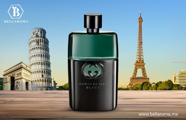 Perfume Guilty Black para caballero 