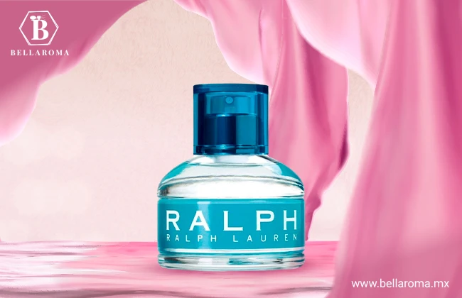 Botella con tapa azul del aroma para mujer Ralph