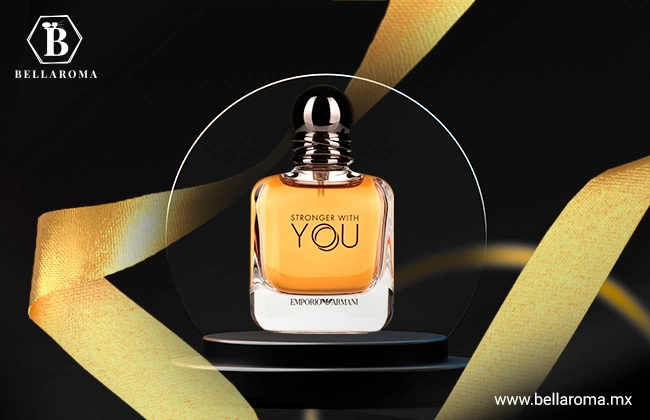 Frasco del perfume para hombre elegante Stronger With You de Giorgio Armani