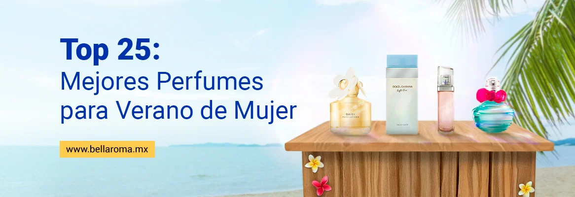 Opciones de perfumes para verano de mujer