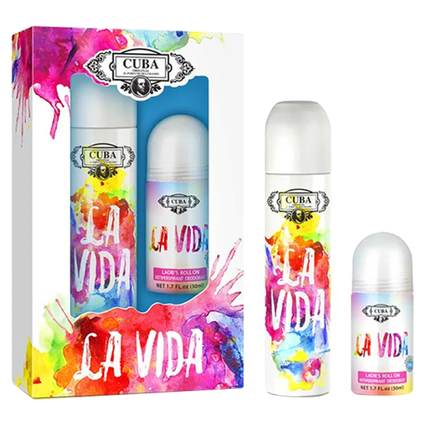 Set Cuba La Vida para Mujer (EDP 100 ml + Desodorante)