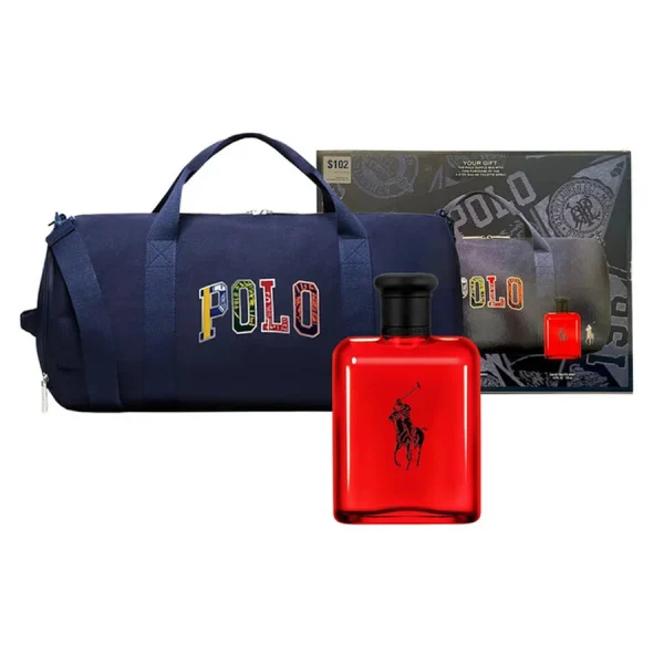 Set Ralph Lauren Polo Red EDT + Maleta para Hombre