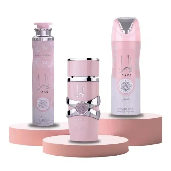 Set Lattafa Yara 3 Piezas para Mujer