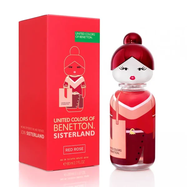 Benetton Sisterland Red Rose 80 ml EDT para Mujer