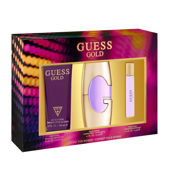 Set Mujer Guess Gold 3 Piezas para Mujer