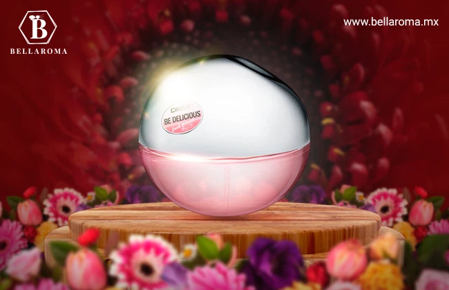 Frasco de perfume para damas con olor floral