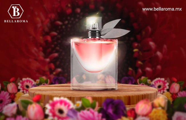 Envase de perfume femenino