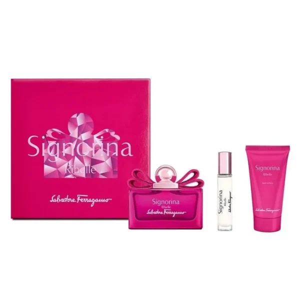 Set Ferragamo Signorina Ribelle 3 Piezas para Mujer
