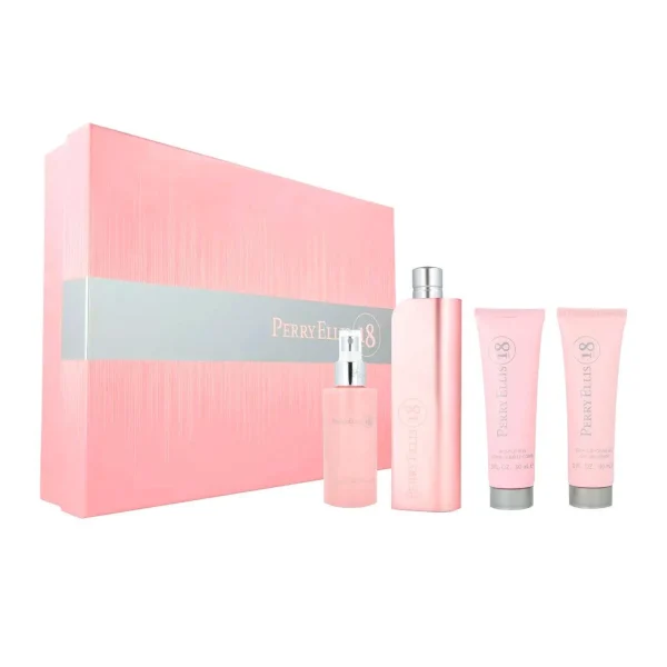 Set Perry Ellis 18 4 Piezas para Mujer