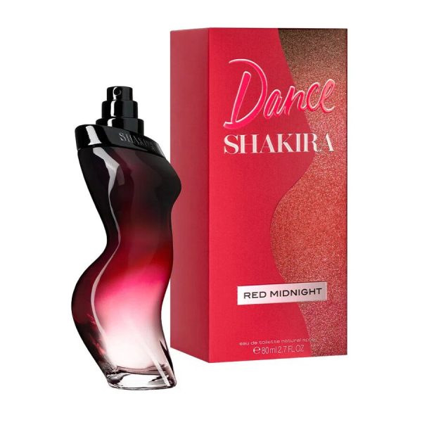 Shakira Dance Red Midnight 80 ml EDT para Mujer