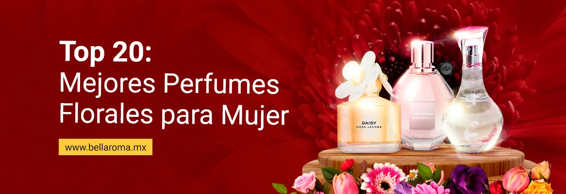 Portada de artículo de blog sobre perfumes florales para damas de todas las edades