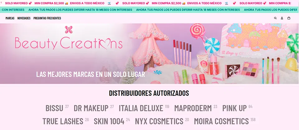 Distribuidor autorizado de maquillaje Belleza al Mayoreo