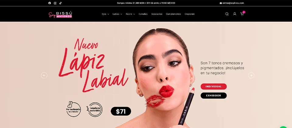 Tienda en línea Soy Bissú Mayoreo